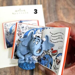 Dr. Seuss Books Horton Hears a Who! Hallmark Christmas Ornament c 2008